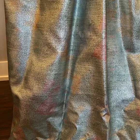 VTG William Pearson 70s Maxi Dress Size 8 Long balloon Sleeve flower Print funky - Picture 4 of 16